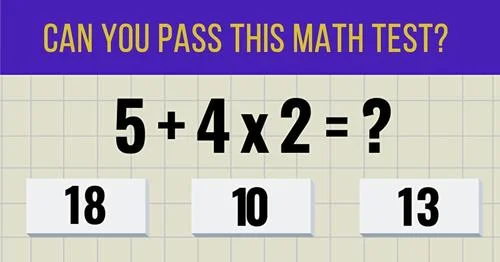 Only 10% Of Individuals Are Able To Pass This Math Test. Is This ...